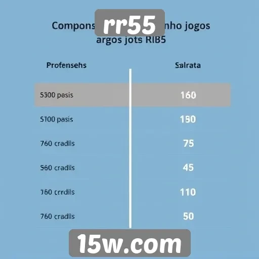 Comparativo de desempenho entre jogos no rr55